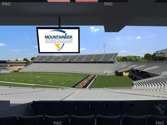 Mountaineer Field at Milan Puskar Stadium - Section Field Box 74 Seat View