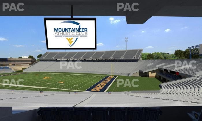 Mountaineer Field at Milan Puskar Stadium - Section Field Box 74 Seat View