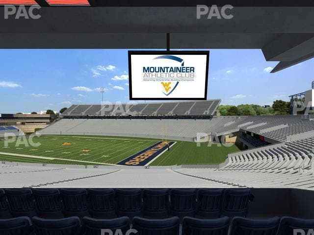 Mountaineer Field at Milan Puskar Stadium - Section Field Box 76 Seat View