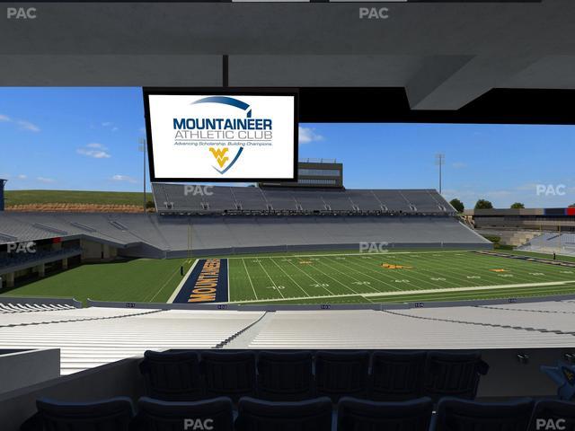 Mountaineer Field at Milan Puskar Stadium - Section Field Box 8 Seat View