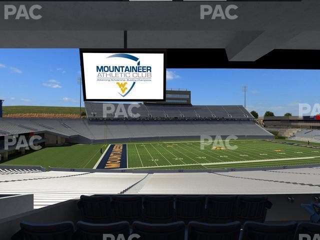 Mountaineer Field at Milan Puskar Stadium - Section Field Box 8 Seat View