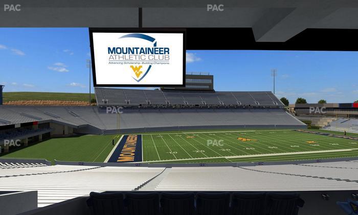 Mountaineer Field at Milan Puskar Stadium - Section Field Box 8 Seat View