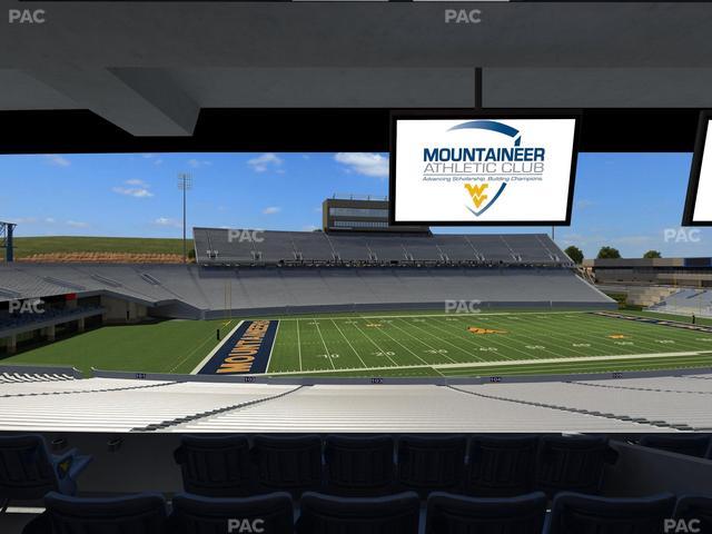 Mountaineer Field at Milan Puskar Stadium - Section Field Box 9 Seat View