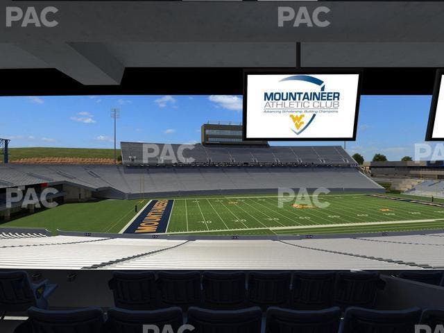 Mountaineer Field at Milan Puskar Stadium - Section Field Box 9 Seat View