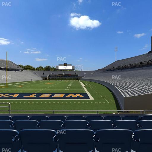 Mountaineer Field at Milan Puskar Stadium - Section Touchdown Terrace A Seat View