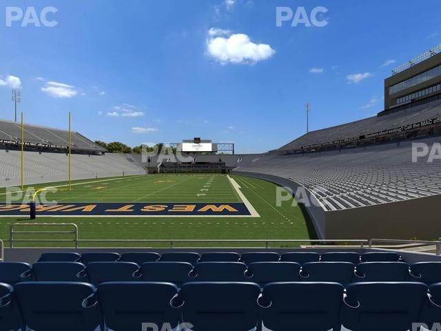 Mountaineer Field at Milan Puskar Stadium - Section Touchdown Terrace A Seat View