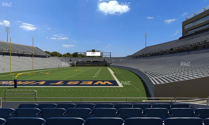 Mountaineer Field at Milan Puskar Stadium - Section Touchdown Terrace A Seat View