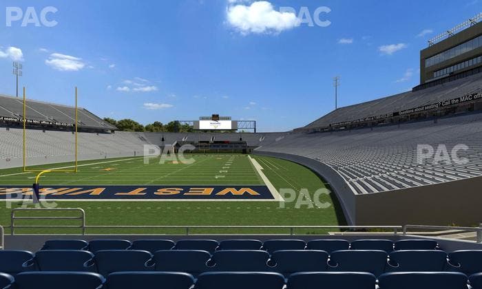 Mountaineer Field at Milan Puskar Stadium - Section Touchdown Terrace A Seat View