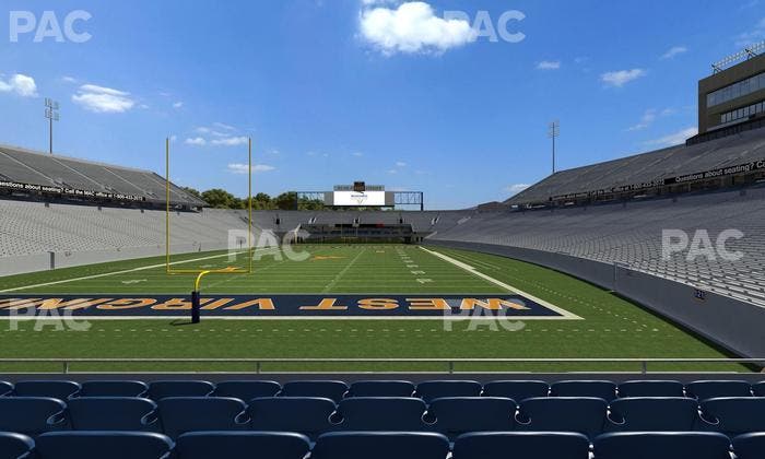 Mountaineer Field at Milan Puskar Stadium - Section Touchdown Terrace B Seat View