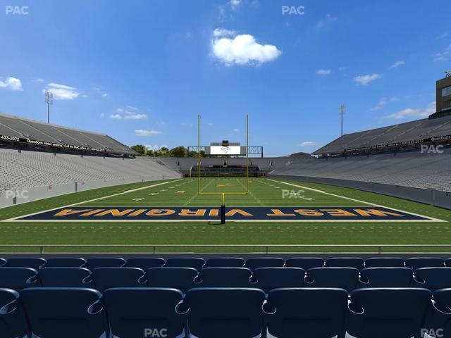 Mountaineer Field at Milan Puskar Stadium - Section Touchdown Terrace C Seat View