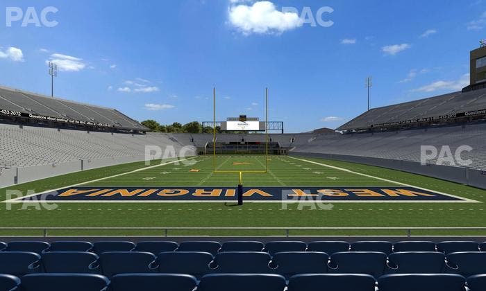 Mountaineer Field at Milan Puskar Stadium - Section Touchdown Terrace C Seat View