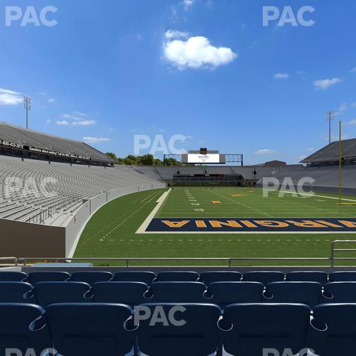 Mountaineer Field at Milan Puskar Stadium - Section Touchdown Terrace E Seat View