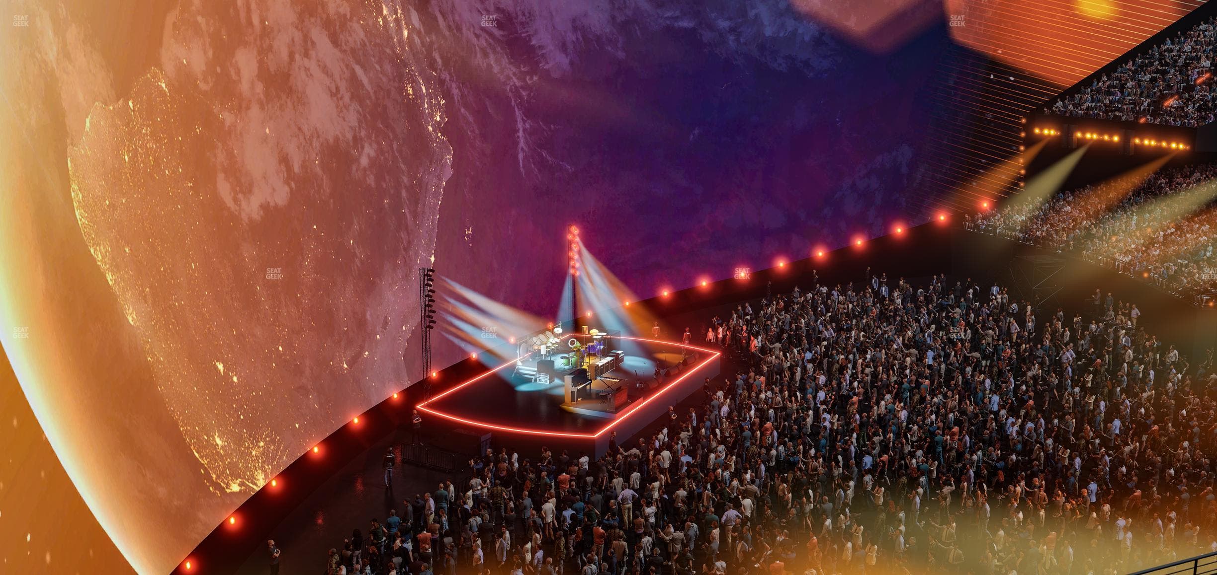 MSG Sphere - Section 201 Seat View