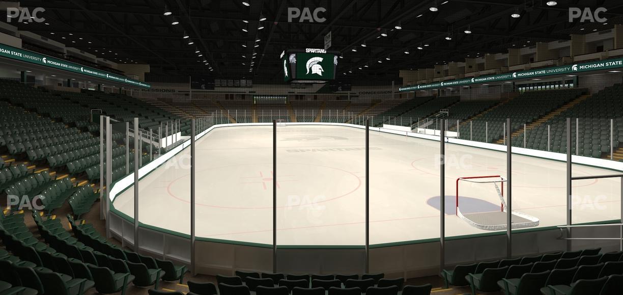 Munn Ice Arena - Section D Seat View