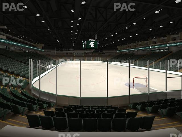 Munn Ice Arena - Section D Seat View