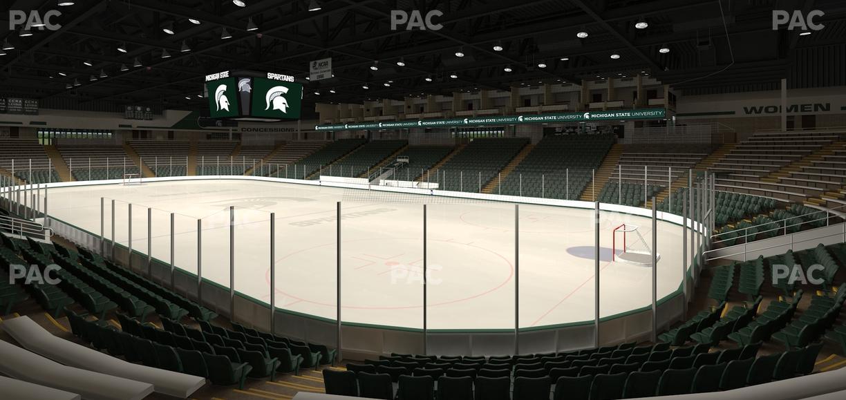 Munn Ice Arena - Section E Seat View
