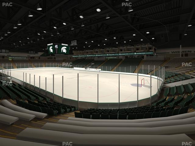 Munn Ice Arena - Section E Seat View