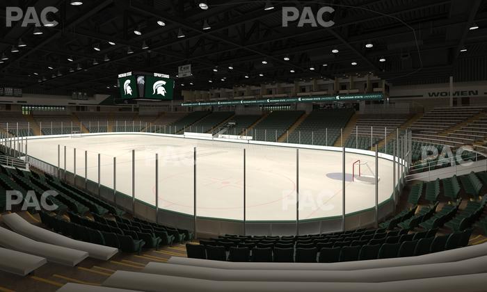 Munn Ice Arena - Section E Seat View