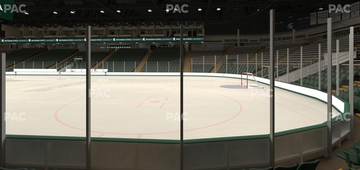 Munn Ice Arena - Section F Seat View