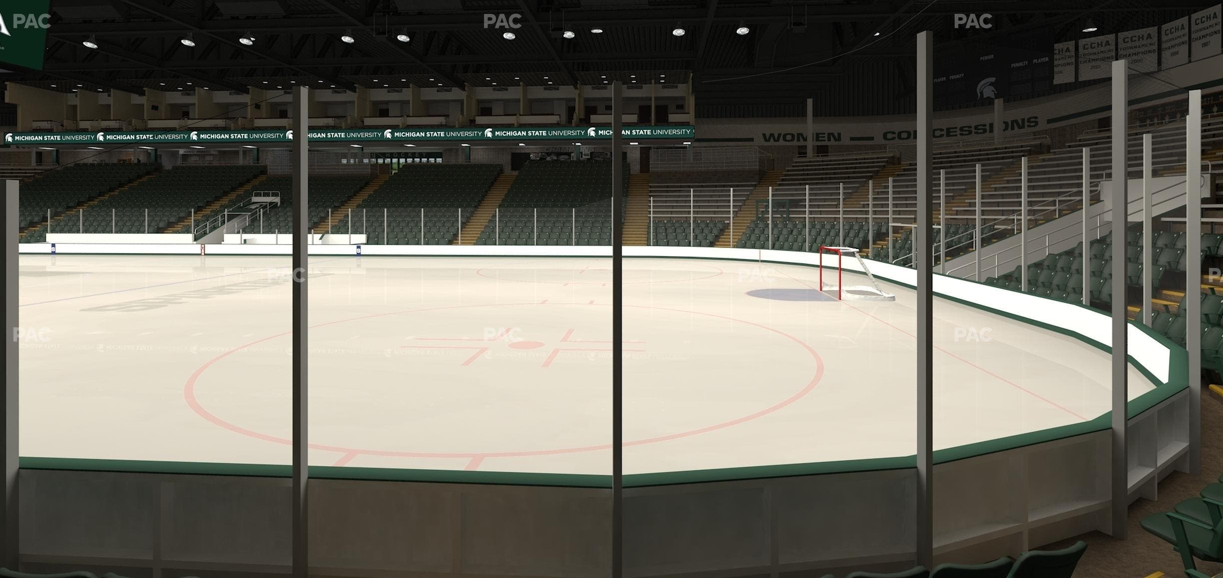 Munn Ice Arena - Section F Seat View