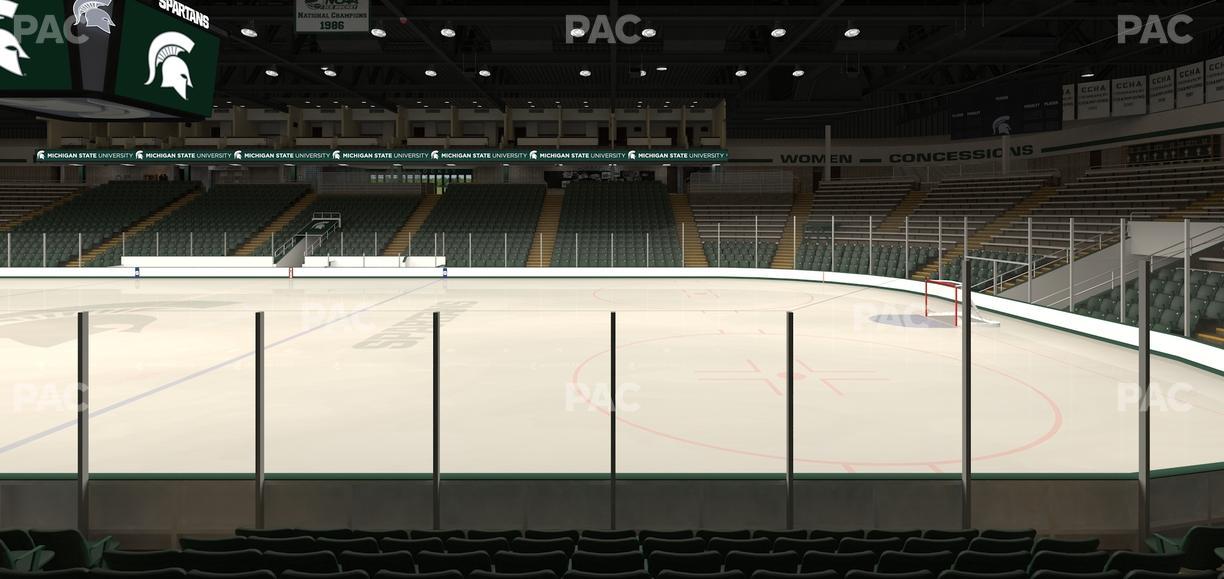 Munn Ice Arena - Section G Seat View