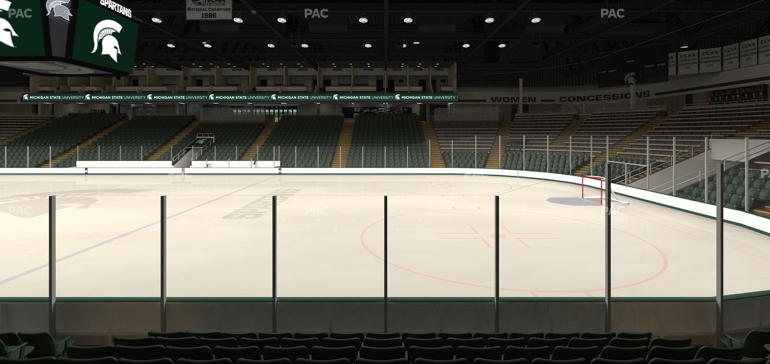 Munn Ice Arena - Section G Seat View
