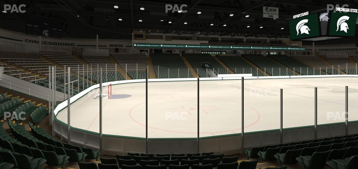 Munn Ice Arena - Section Ga Students Seat View