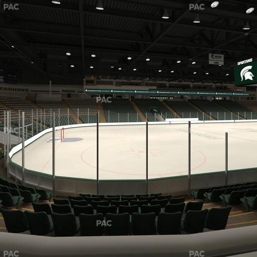 Munn Ice Arena - Section Ga Students Seat View