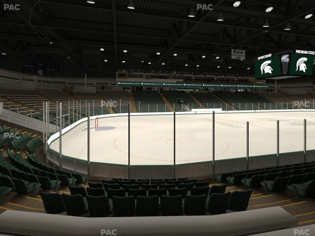 Munn Ice Arena - Section Ga Students Seat View