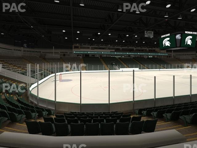 Munn Ice Arena - Section Ga Students Seat View