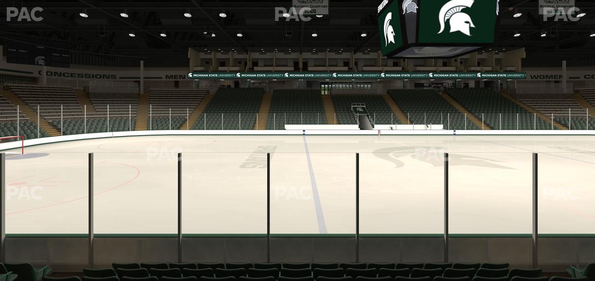 Munn Ice Arena - Section J Seat View