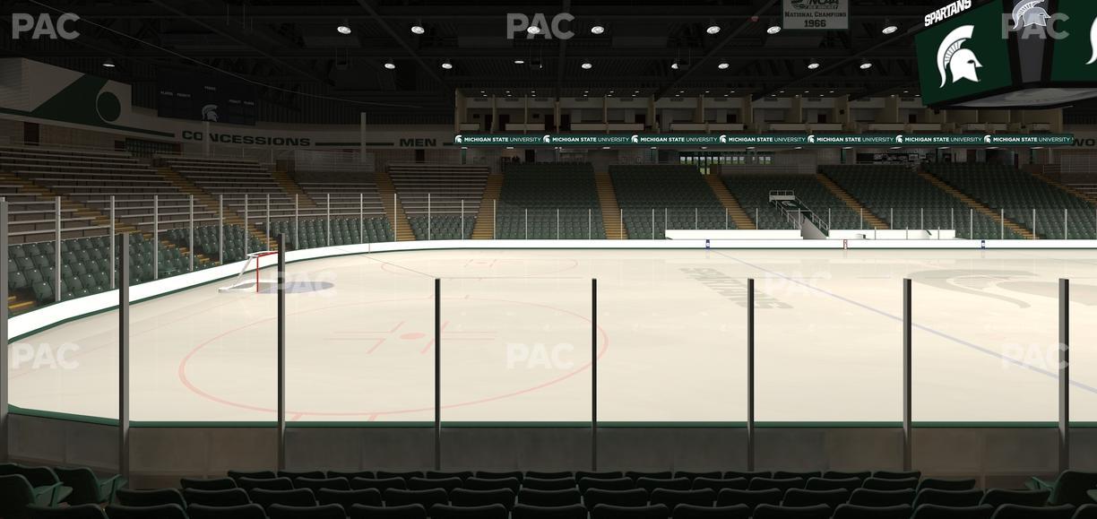 Munn Ice Arena - Section K Seat View