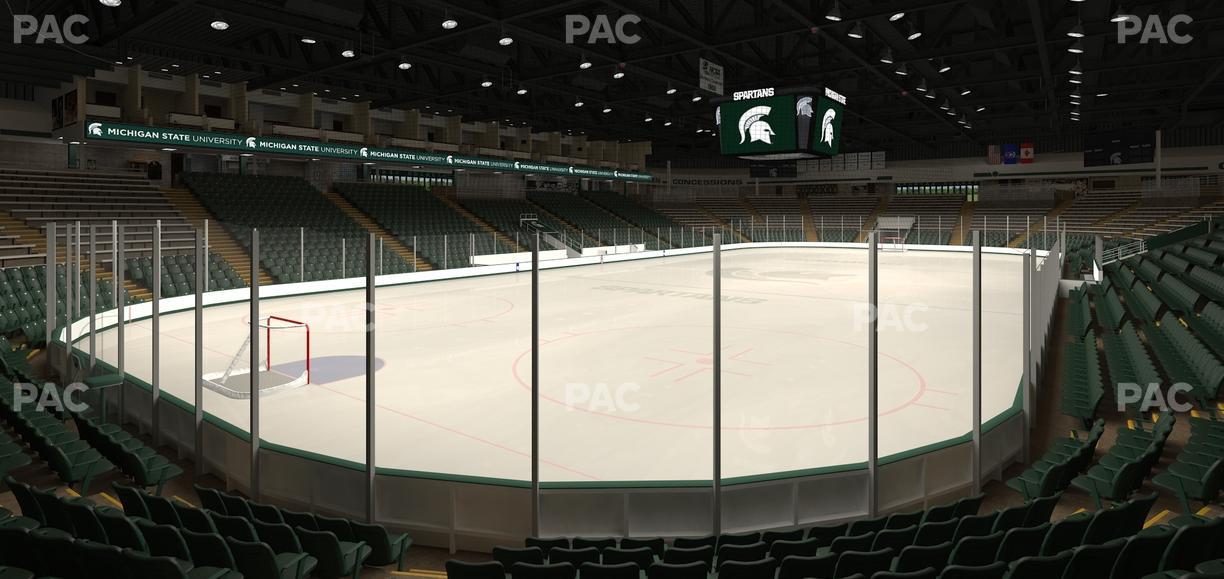 Munn Ice Arena - Section M Seat View
