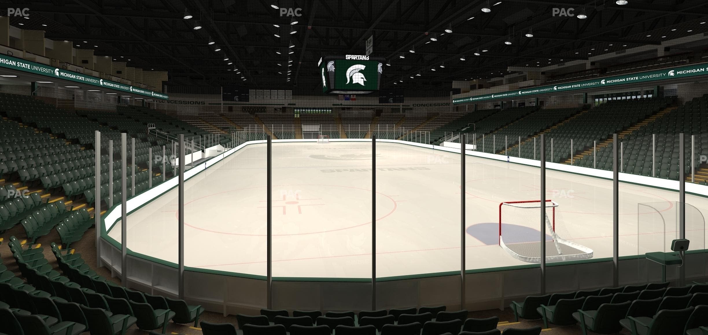 Munn Ice Arena - Section P Seat View