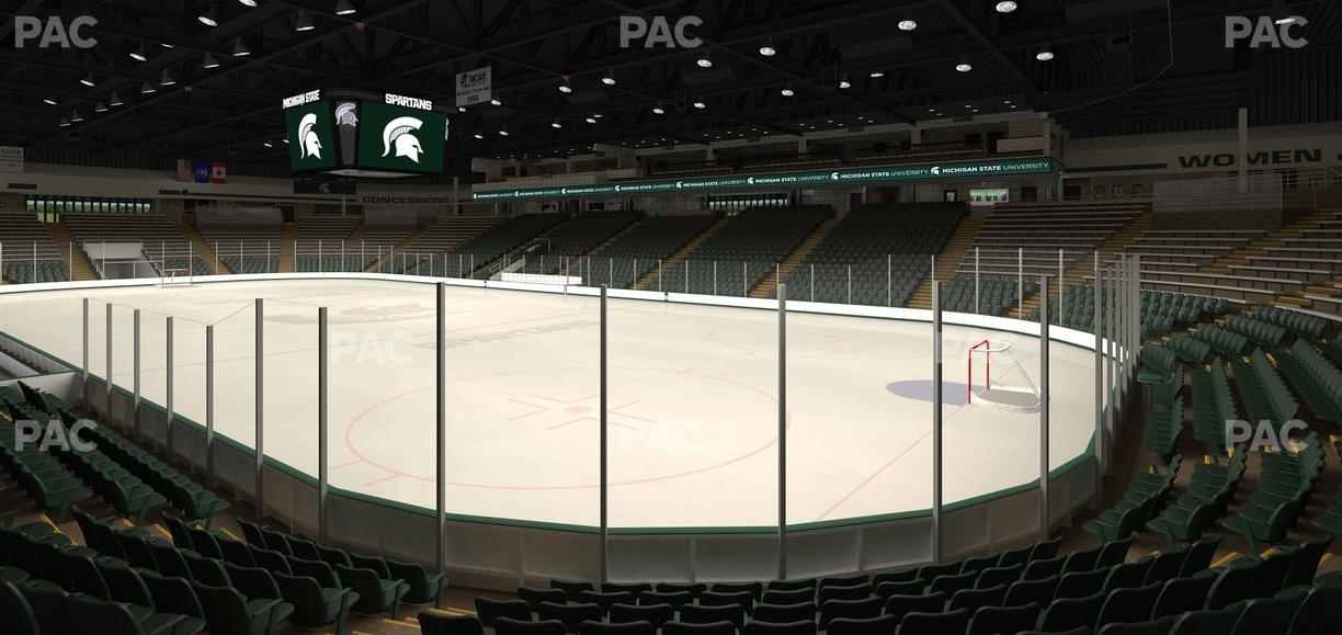 Munn Ice Arena - Section Q Seat View