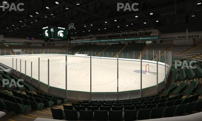 Munn Ice Arena - Section Q Seat View