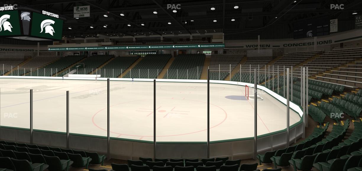 Munn Ice Arena - Section R Seat View
