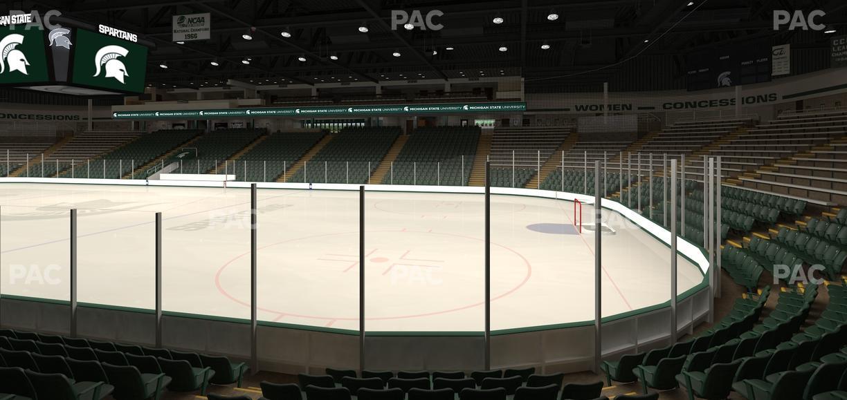 Munn Ice Arena - Section R Seat View