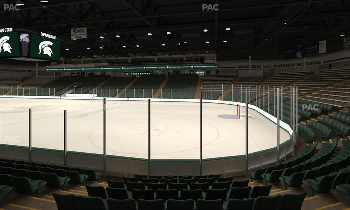 Munn Ice Arena - Section R Seat View