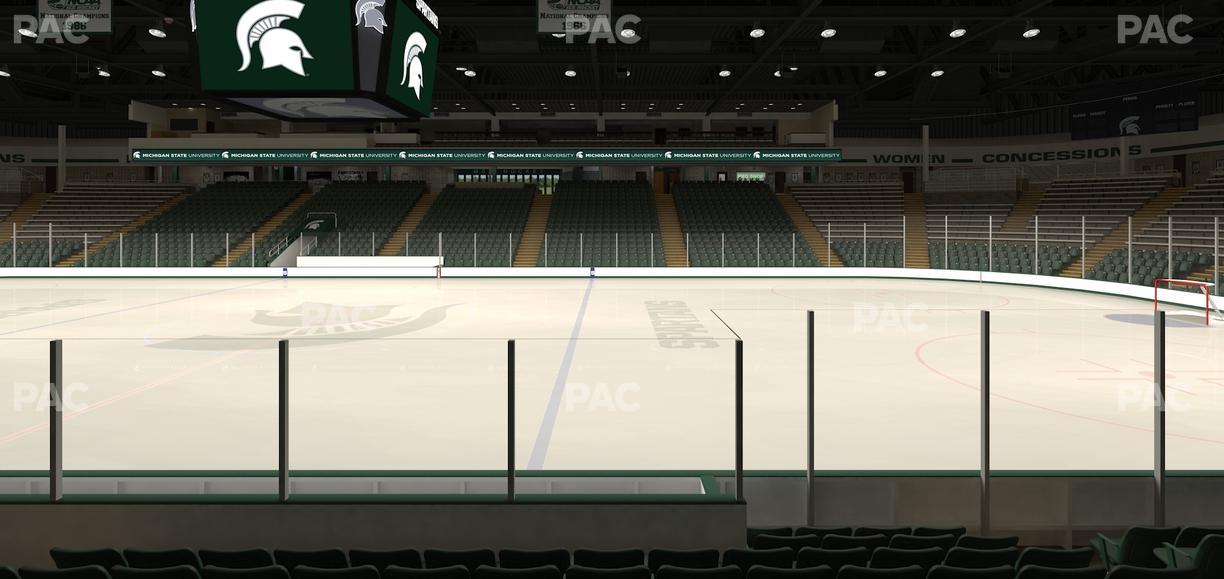 Munn Ice Arena - Section T Seat View