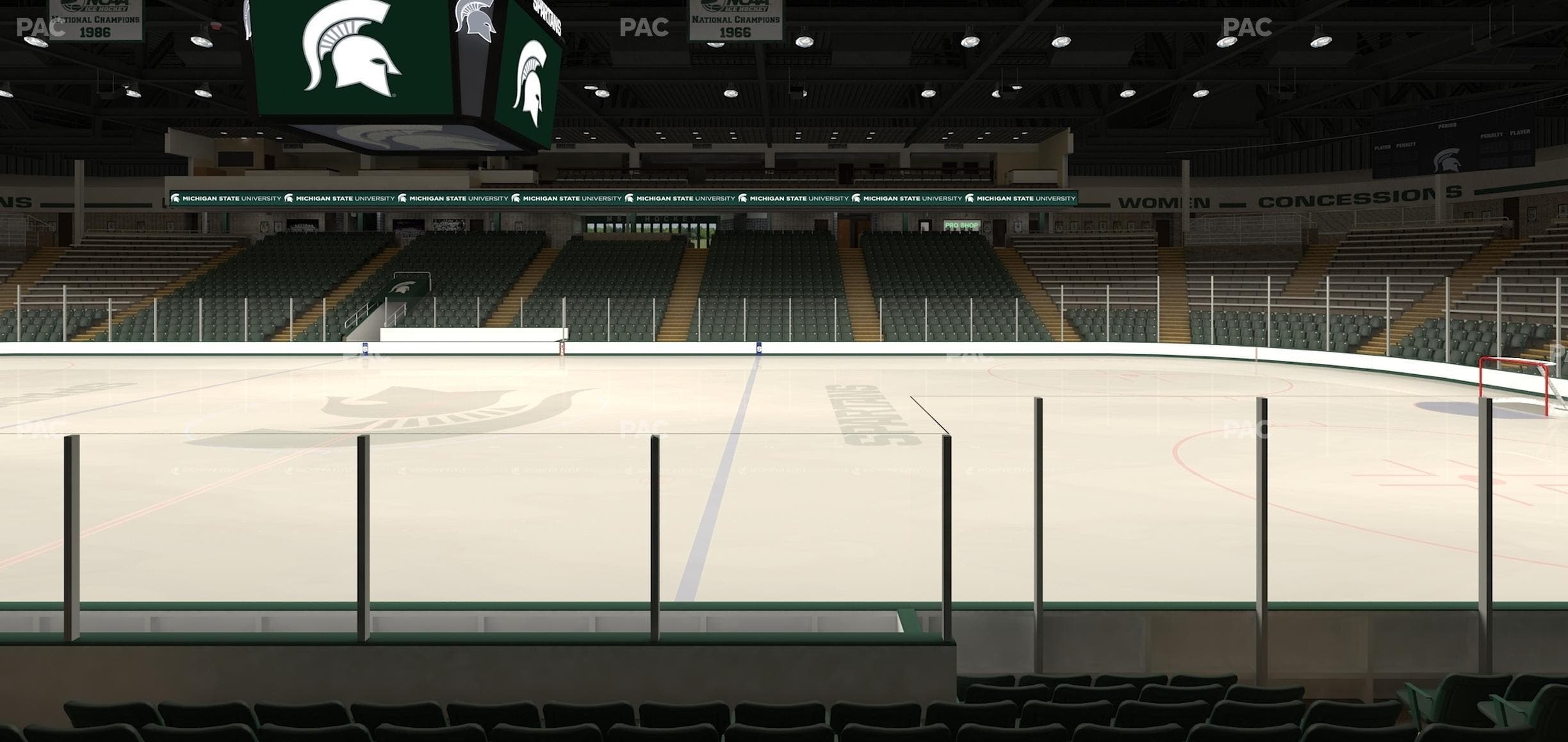 Munn Ice Arena - Section T Seat View