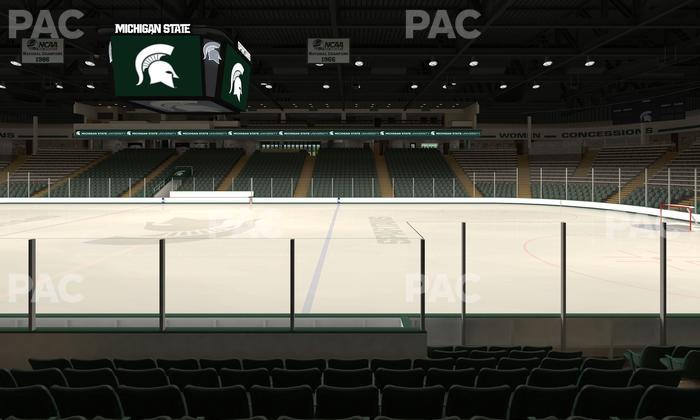 Munn Ice Arena - Section T Seat View