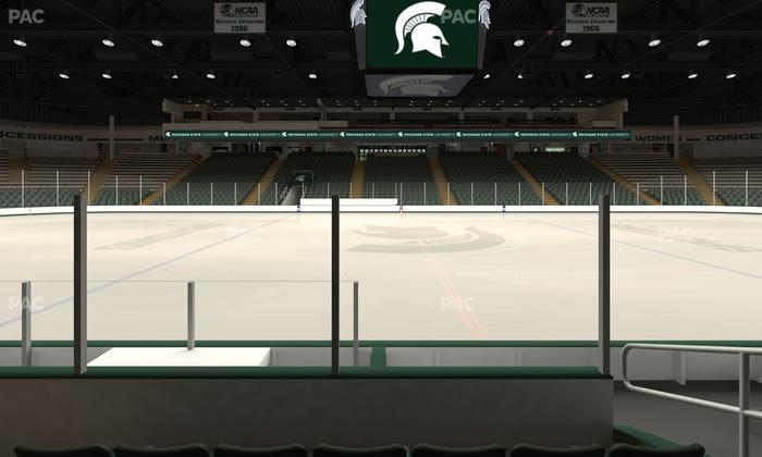 Munn Ice Arena - Section U Seat View