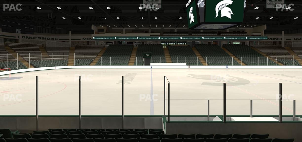 Munn Ice Arena - Section V Seat View