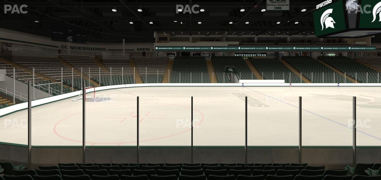 Munn Ice Arena - Section W Seat View
