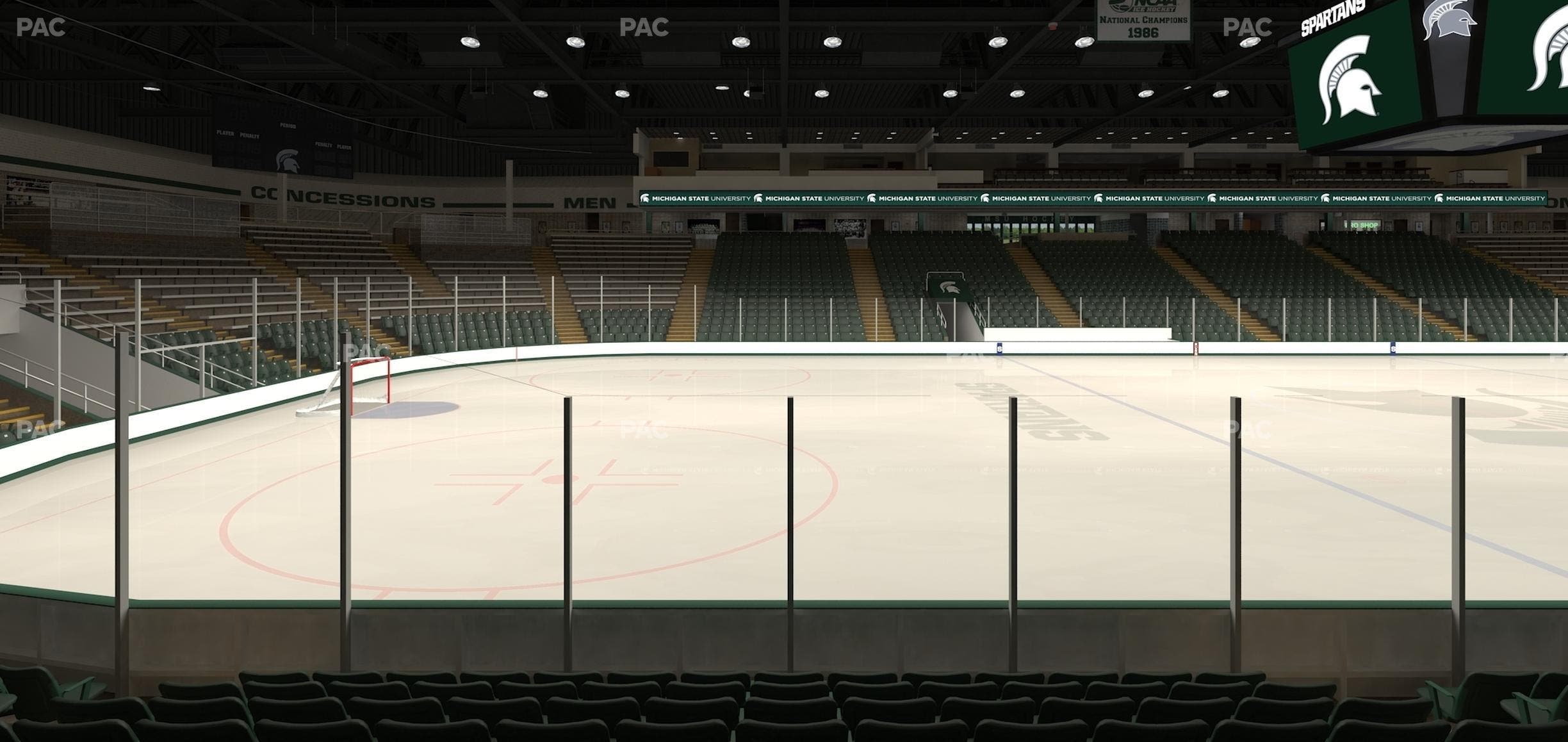 Munn Ice Arena - Section W Seat View