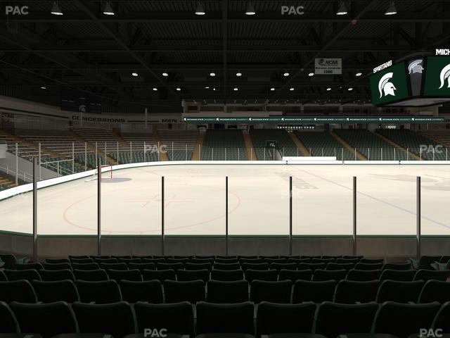 Munn Ice Arena - Section W Seat View
