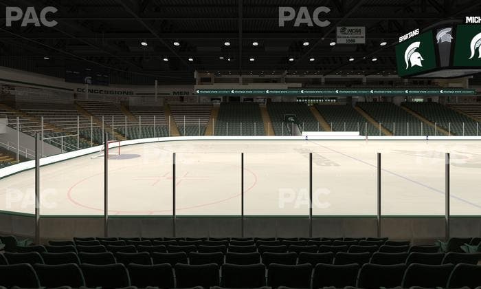 Munn Ice Arena - Section W Seat View