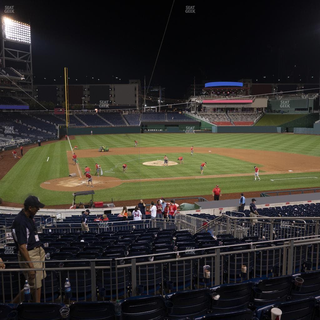 Nationals Park - Section Infield Box 126 Seat View
