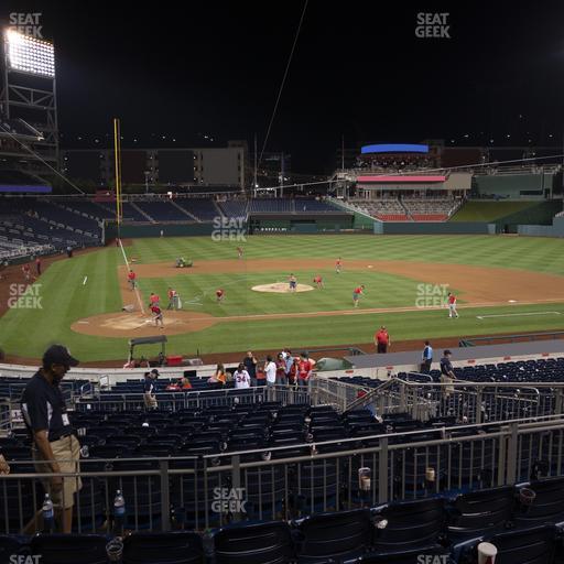 Nationals Park - Section Infield Box 126 Seat View
